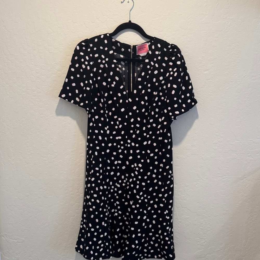 Kate Spade Black and White Polka Dot Dress